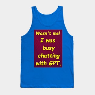 CHATGPT JOKE Tank Top